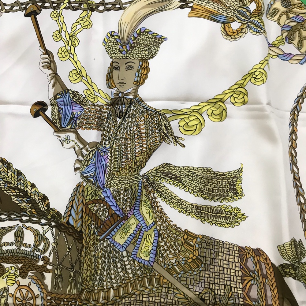 *SOLD* *RARE* Hermes Silk Scarf “Le Timbalier” - Picture 3 of 8